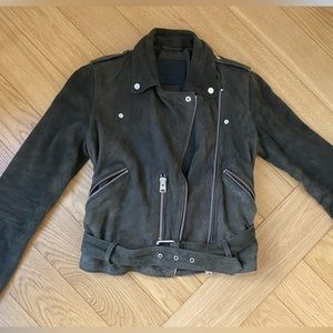 All saints leather jacket, size 4